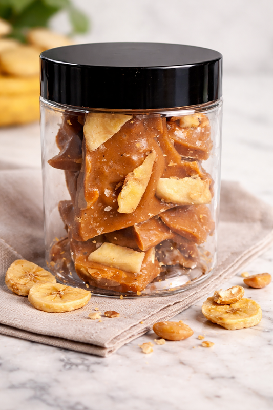 Bananas Foster Peanut Brittle