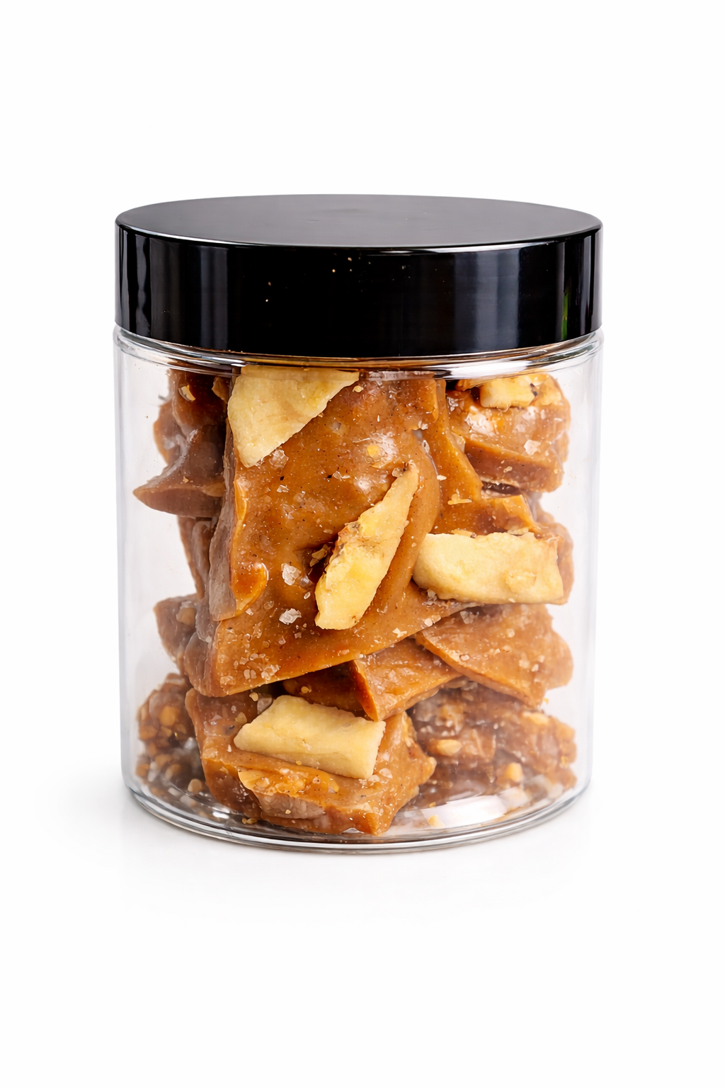 Bananas Foster Peanut Brittle